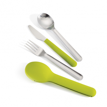Набор столовых приборов GoEat Cutlery Set, зелёный