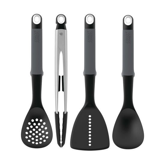 Набор из 4 кухонных инструментов Elevate, серый