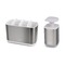 Набор из органайзера для зубных щеток EasyStore Steel и диспенсера для мыла Presto Steel