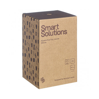 Кружка Smart Solutions Sup Cup, 360 мл, черная