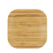 Набор квадратных контейнеров с бамбуковыми крышками Smart Solutions, 3 шт.