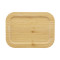 Набор прямоугольных контейнеров с бамбуковыми крышками Smart Solutions, 3 шт.