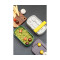Набор Smart Solutions ланч-бокс Food Time, 1 л + супница Meals, 800 мл, зеленый