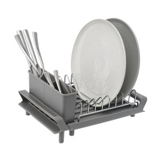 Сушилка для посуды Smart Solutions Atle раздвижная, малая, серая