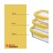 Набор контейнеров для запекания и хранения smart solutions, желтый, 3 шт.