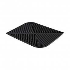 Коврик для сушки посуды Smart Solutions Dry Flex, 34,6х44,6 см, темно-серый