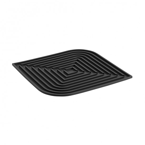 Коврик для сушки посуды Smart Solutions Dry Flex, 34,5х31,5 см, темно-серый